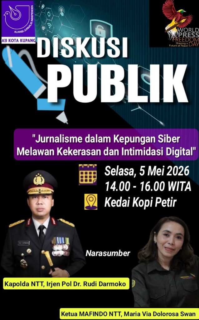Diskusi Publik AJI bersama Kapolda dan Mafindo NTT