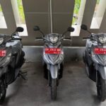 3 Unit Motor Terparkir di Kantor Bapenda Kota Kupang