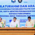 Silaturahmi dan Arahan yang mempertemukan jajaran pemerintah pusat bersama para kepala daerah di kawasan Nusa Tenggara dan Maluku