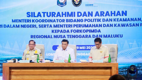 Silaturahmi dan Arahan yang mempertemukan jajaran pemerintah pusat bersama para kepala daerah di kawasan Nusa Tenggara dan Maluku