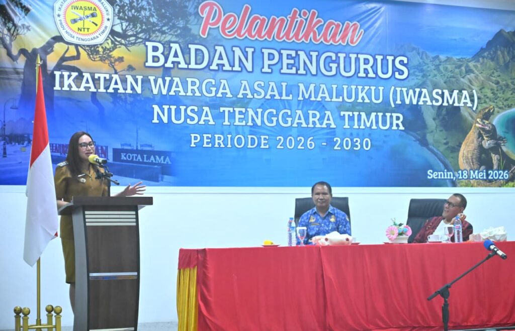 Wawali Kupang saat Pelantikan Badan Pengurus IWASMA
