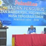 Wawali Kupang saat Pelantikan Badan Pengurus IWASMA