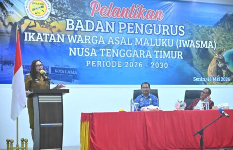 Wawali Kupang saat Pelantikan Badan Pengurus IWASMA
