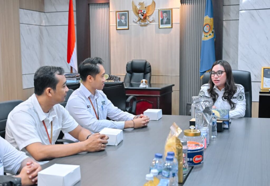 Wakil Wali Kota Kupang, Serena Cosgrova Francis, menerima kunjungan jajaran PT Pos Indonesia
