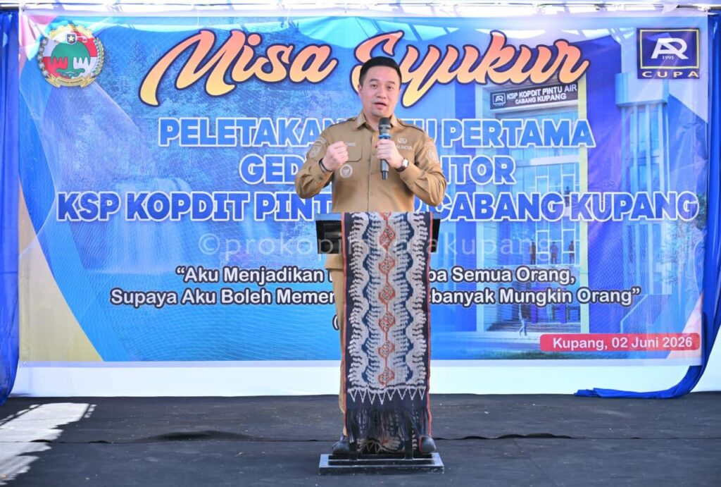 Wali Kota Kupang Saat Sambutan di Kopdit Swastisari