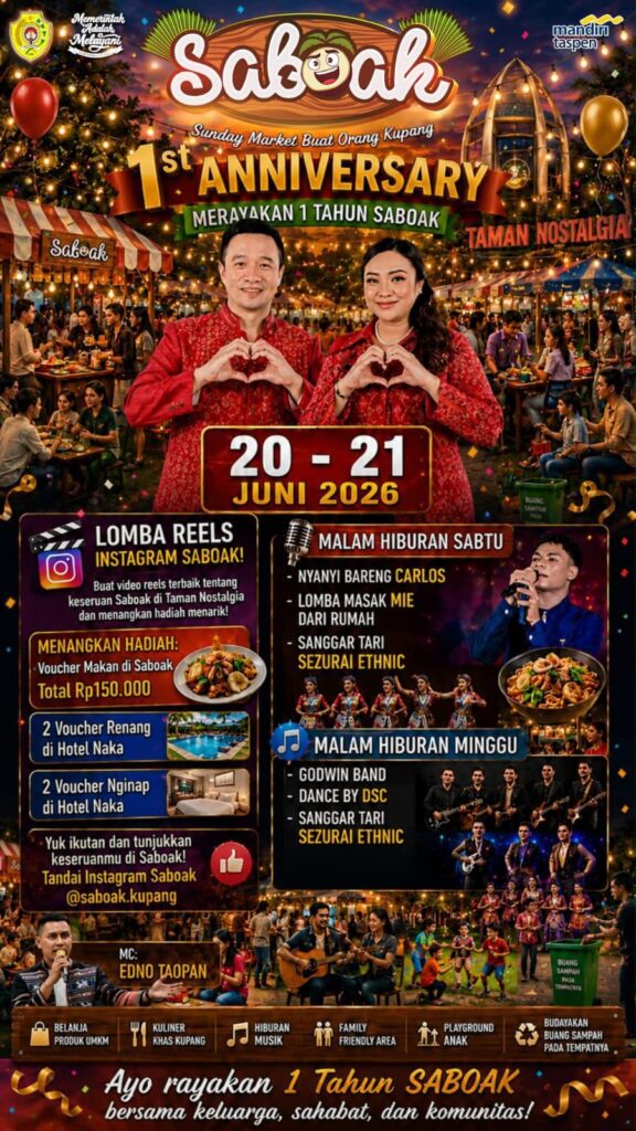 SABOAK – Sunday Market Buat Orang Kupang
