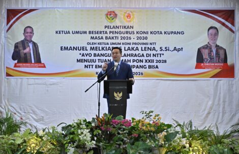 Ketua KONI sekaligus Wali Kota Kupang, Chris Widodo