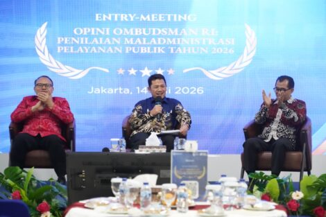 melalui Entry Meeting yang diselenggarakan pada Selasa (14/7/2026) di Kantor Ombudsman RI, Jakarta Selatan