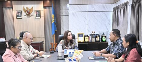 Wakil Wali Kota Kupang, Serena Cosgrova Francis, S.Sos., M.Sc., saat menerima audiensi Tim INOVASI NTT