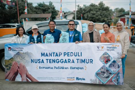 Mandiri Taspen Bergerak: 500 Paket Makanan dan 127 Selimut untuk Warga di Ende