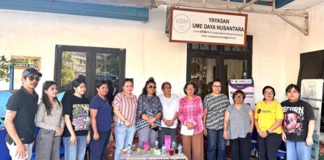 konferensi pers di Kantor Yayasan Ume Daya Nusantara (UDN),