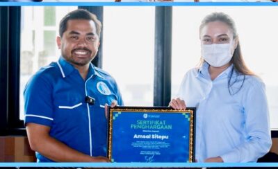 Ketua Gekraf NTT Serena Francis dan Amsal Sitepu