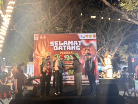Wawali Serena Sambut Kontingen Karnaval Budaya Jamda Pramuka NTT di Saboak
