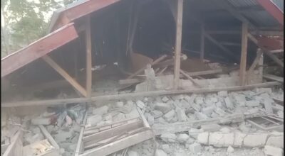 Kondisi rumah warga akibat Gempa di Mbay