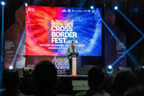 Opening Ceremony Garuda Sakti Cross Border Fest 2026 yang dilaksanakan di Atambua.