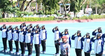 Pelepasan para casis dilakukan melalui Apel Tantingan di Lapangan Upacara Kantor Wali Kota Kupang