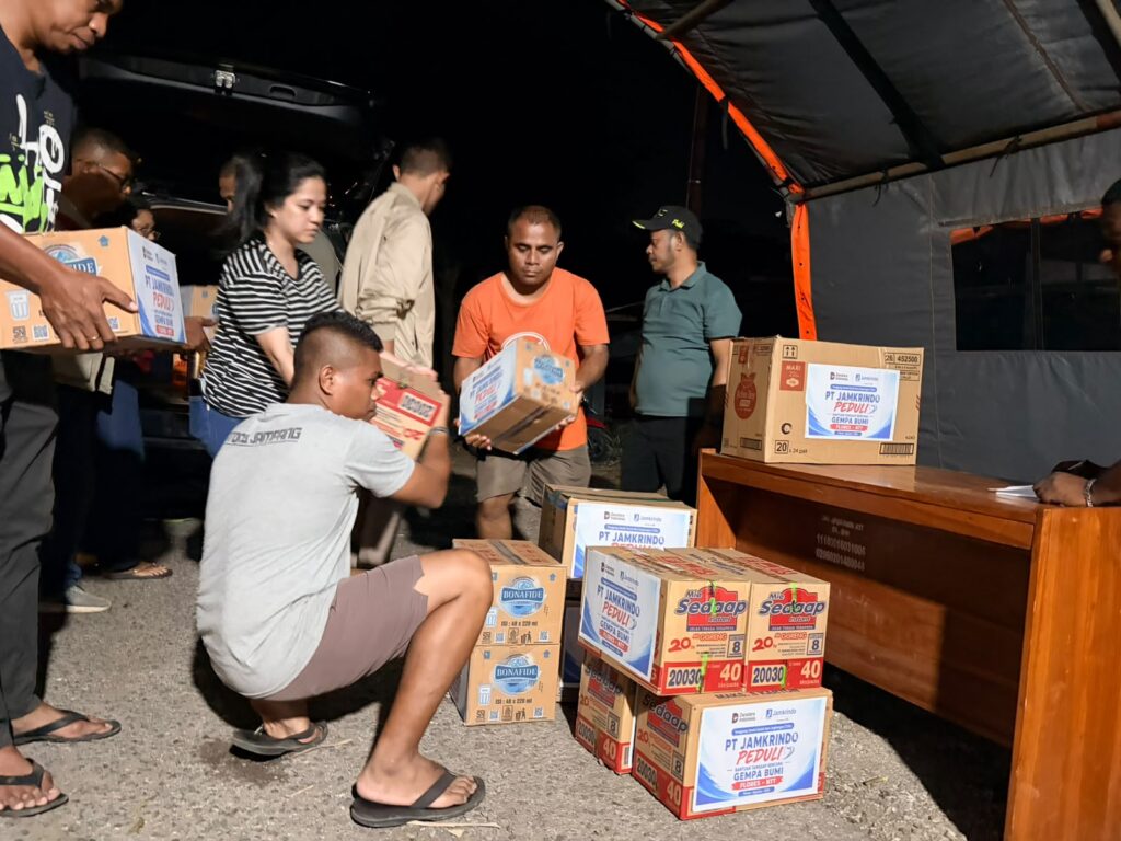 Jamkrindo salurkan bantuan tahap awal bagi korban bencana Flores
