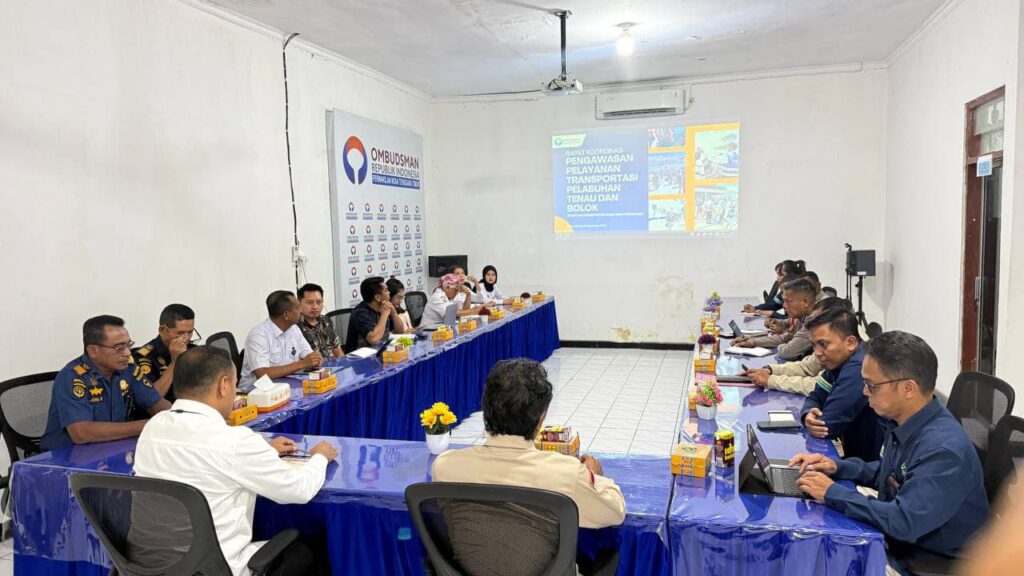 Rapat Koordinasi Ombudsman NTT bersama lintas instansi mengenai pengawasan penyelenggaraan pelayanan transportasi Pelabuhan Tenau dan Bolok