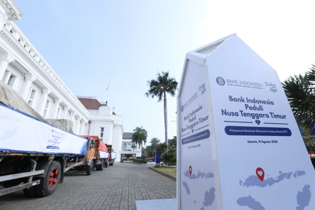 Pelepasan Bantuan Kemanusiaan atas Bencana Gempa Bumi di NTT di Museum Bank Indonesia