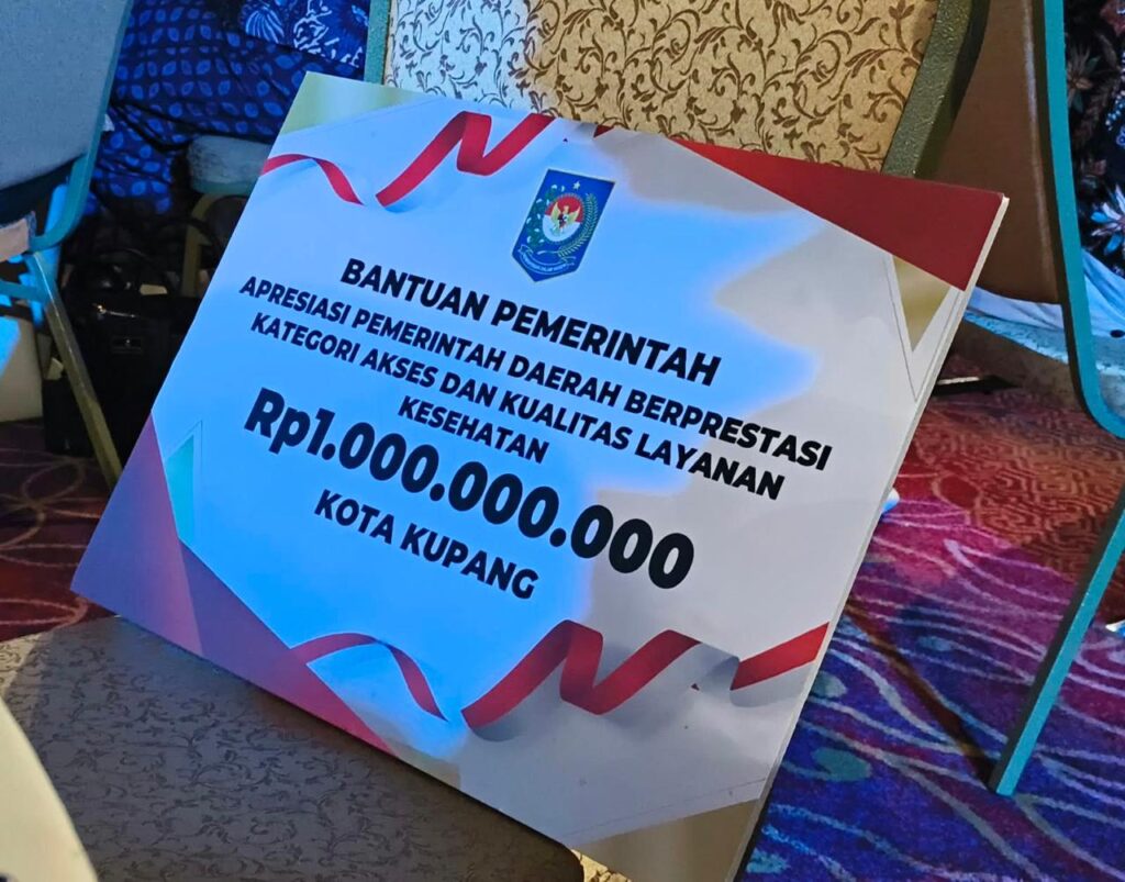 Apresiasi Pemerintah Daerah Berprestasi 2026. Capaian ini sekaligus membawa insentif fiskal sebesar Rp1 miliar bagi pemerintah kota Kupang