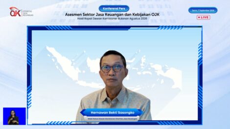 Wakil Ketua Dewan Komisioner OJK, Hernawan Bekti Sasongko