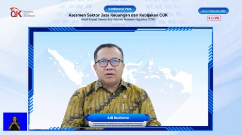 Kepala Eksekutif Pengawas Inovasi Teknologi Sektor Keuangan dan Aset Keuangan Digital OJK, Adi Budiarso