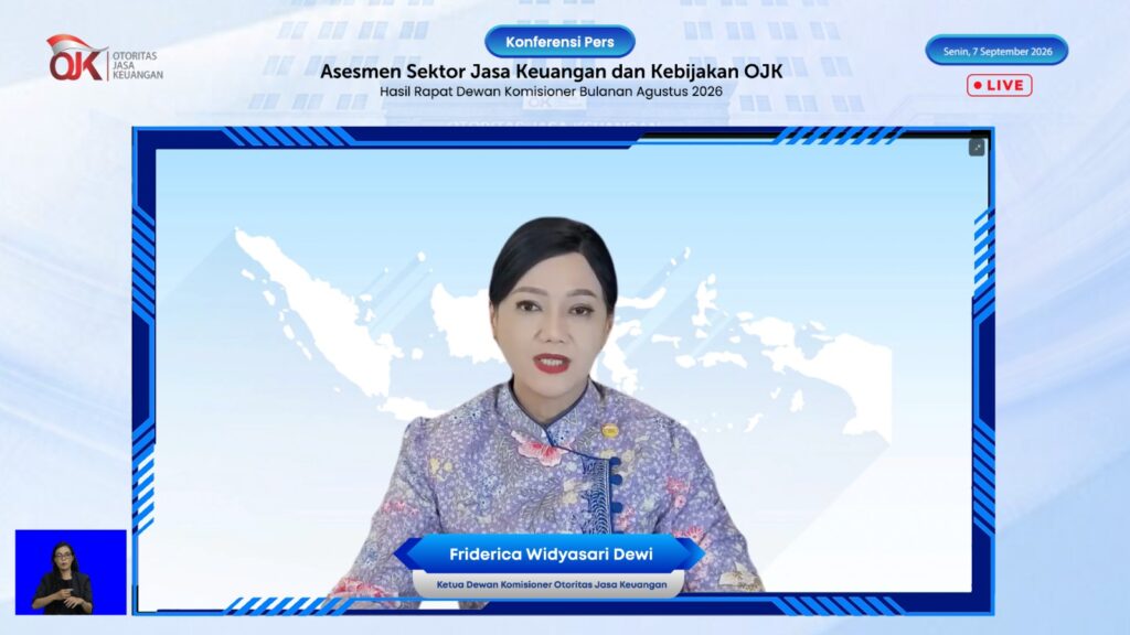 Ketua Dewan Komisioner Otoritas Jasa Keuangan (OJK) , Friderica Widyasari Dewi