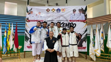 Medali Emas diraih atlet pasangan putra I Dan atas nama Aristo Naben & Mario Gaudens Herin.