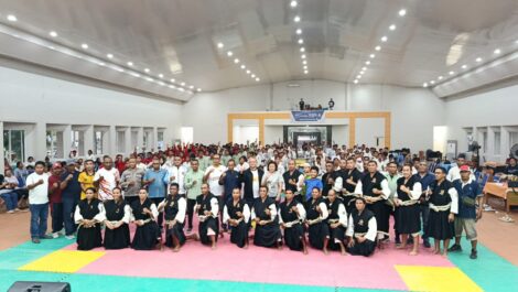 Foto bersama saat Penutupan cabor Shorinji Kempo Popda VIII NTT 2026