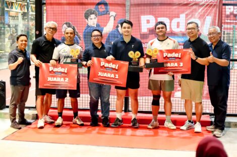 Padel bersama Telkomsel