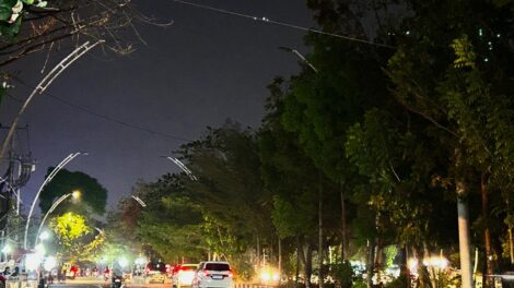 Lampu lampu jalan yang mati di ruas jalan El Tari Kupang