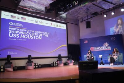 Kedutaan Besar Amerika Serikat di Jakarta meluncurkan proyek dua tahun untuk melindungi dan melestarikan situs kapal karam sisa Perang Dunia II USS Houston