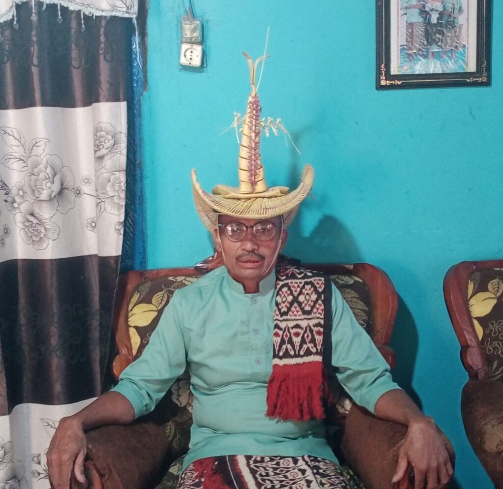 Tokoh adat/ Masyarakat Desa Serubeba Kec.Rote Timur Kab.Rote Ndao, Bapak Nicodemus Haon