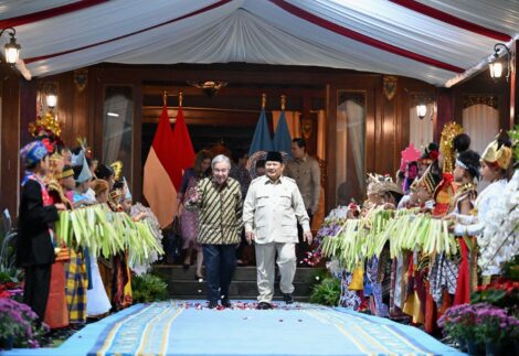 Presiden RI Prabowo Subianto menerima kunjungan kerja Sekretaris Jenderal Perserikatan Bangsa-Bangsa (PBB), António Guterres, di kediaman pribadinya di Hambalang