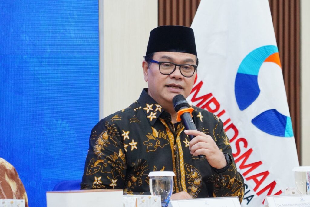 Anggota Ombudsman RI, Maneger Nasution dalam keterangannya pada Rabu (28/10/2026) di Kantor Ombudsman RI, Jakarta Selatan